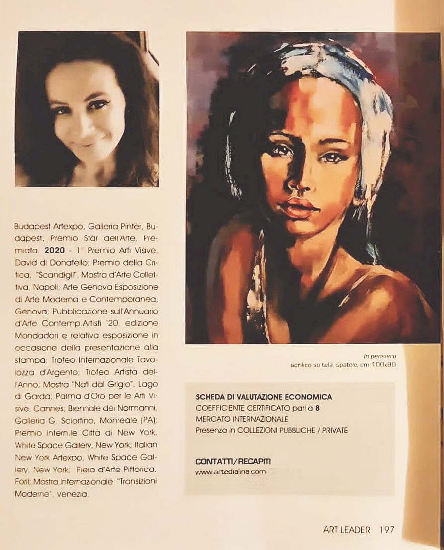 ArteDiAlina.com award: Art Now - Art Leader 2020 - &ldquo;In pensiero&rdquo;