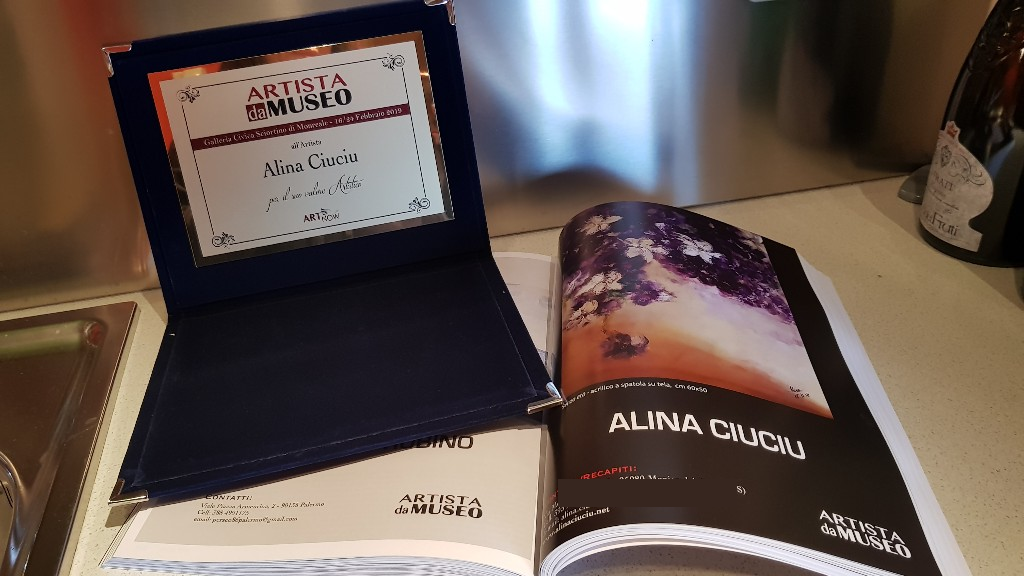 ArteDiAlina.com award: Artista da Museo - Galleria Civica Sciortino 2019 - &ldquo;fine gravity&rdquo;