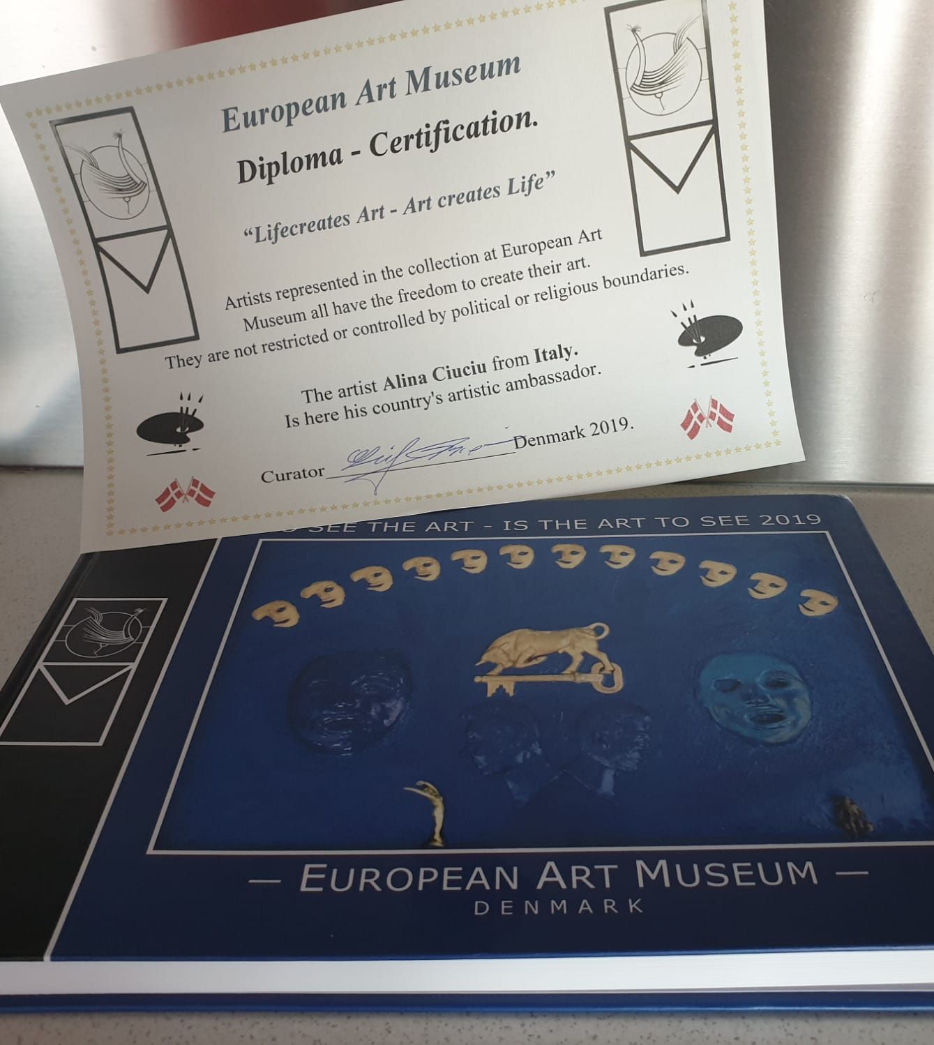 ArteDiAlina.com award: Museo d\'Arte Europea, Denmark 2019
