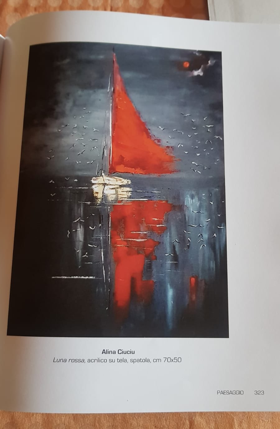 ArteDiAlina.com award: Mondadori "Artisti \'19" - &ldquo;Luna rossa&rdquo;