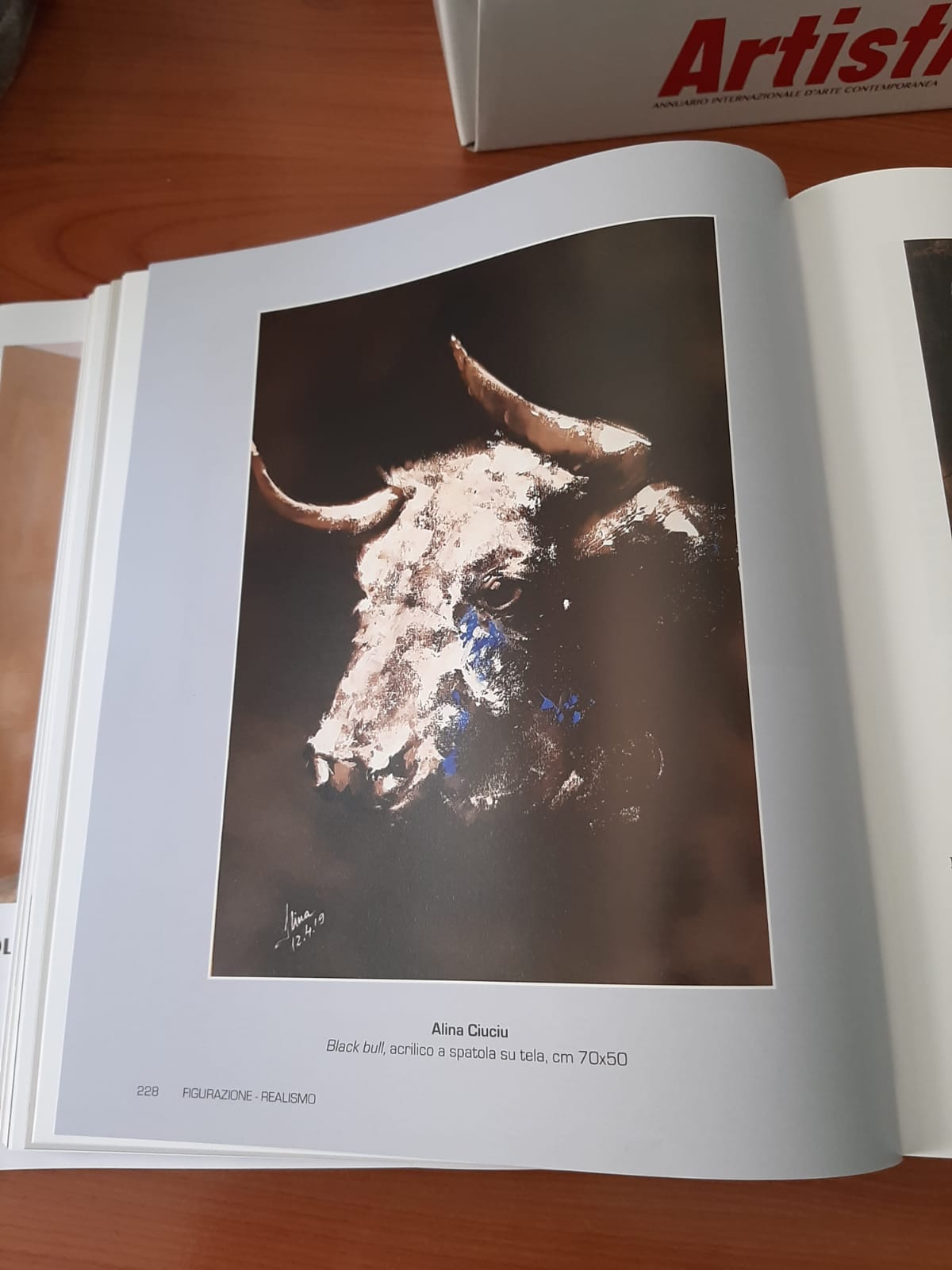 ArteDiAlina.com award: Mondadori "Artisti \'20" - &ldquo;Black bull&rdquo;