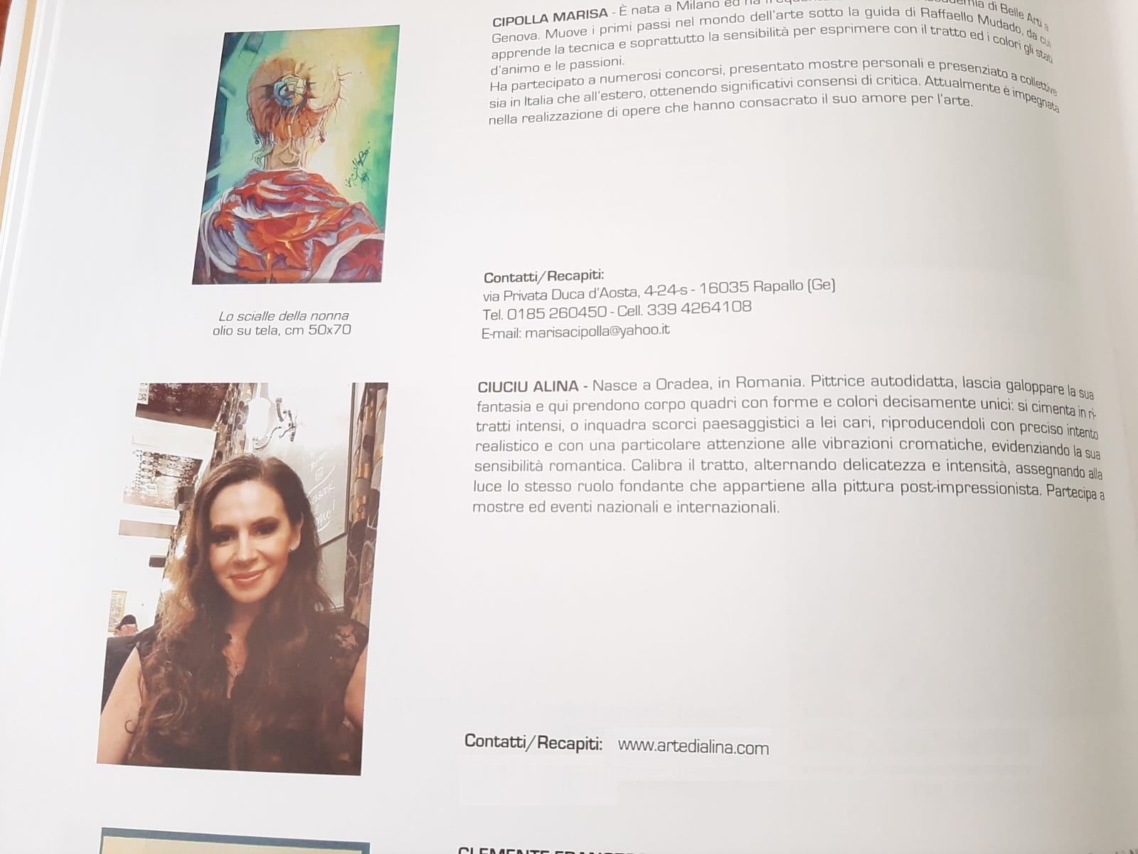 ArteDiAlina.com award: Mondadori "Artisti \'20" - chi sono