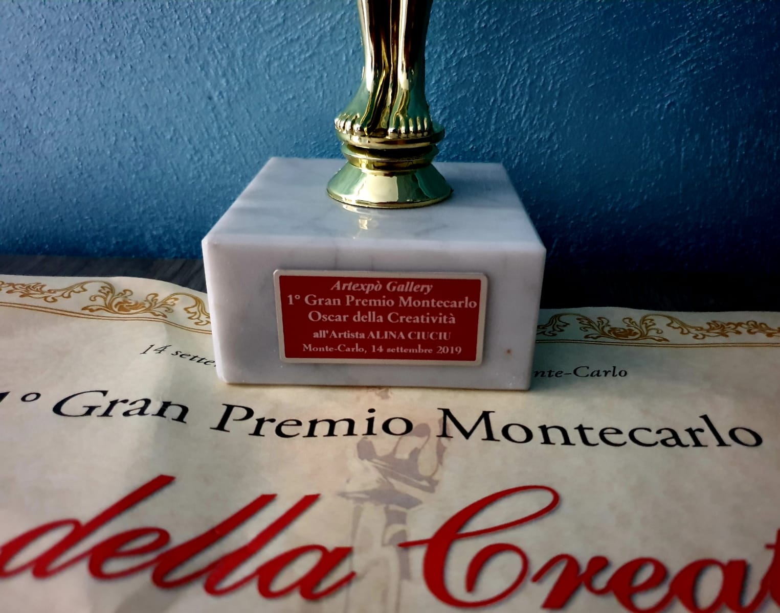 ArteDiAlina.com award: Oscar della Creatività 2019