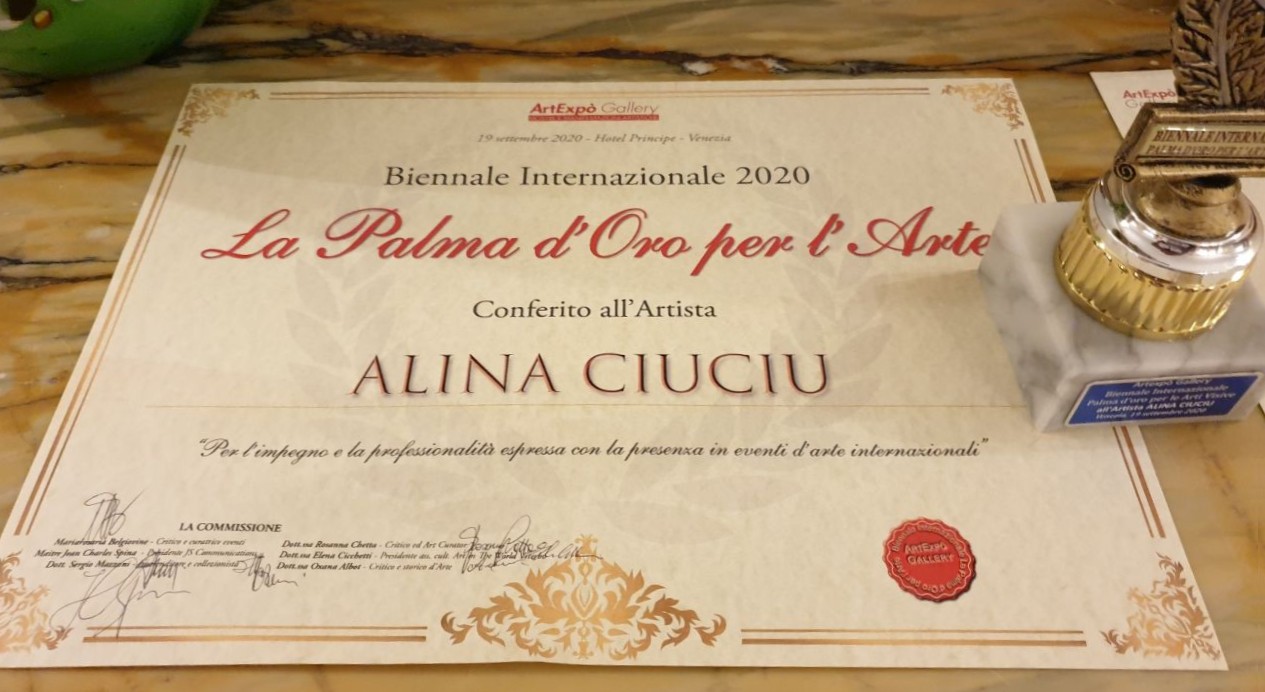 ArteDiAlina.com award: Palma d\'Oro per l\'Arte 2020