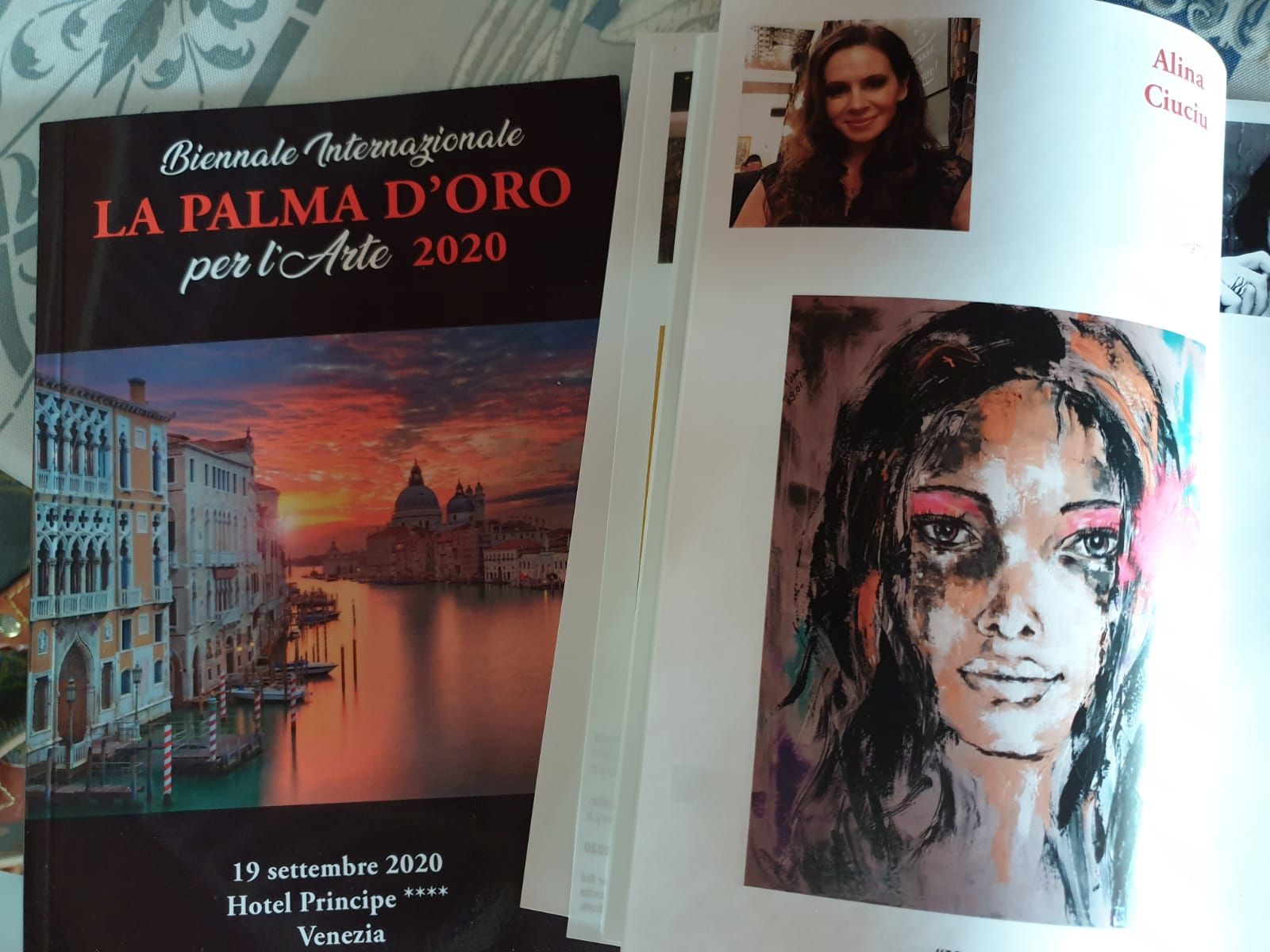 ArteDiAlina.com award: Palma d\'Oro per l\'Arte 2020 - &ldquo;Macchia rosa&rdquo;
