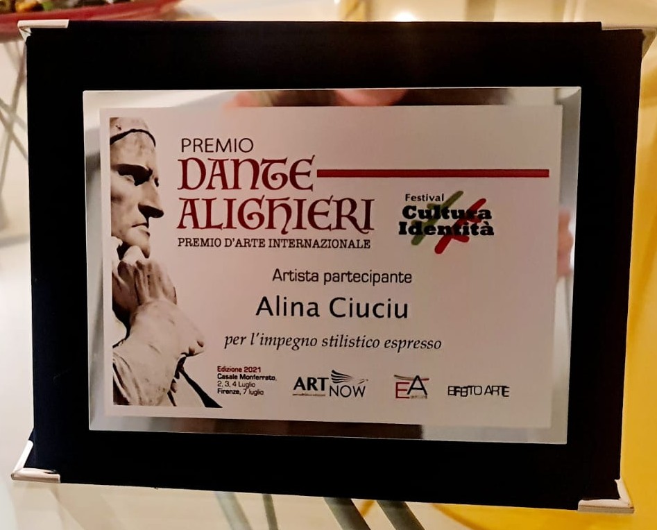 ArteDiAlina.com award: Premio Dante Alighieri 2021