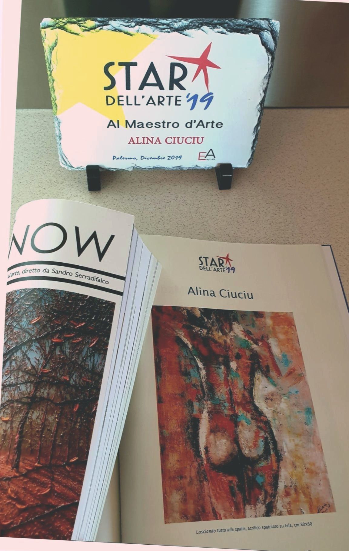 ArteDiAlina.com award: Star Dell\'Arte \'19 - &ldquo;Lasciando tutto alla spalle&rdquo;