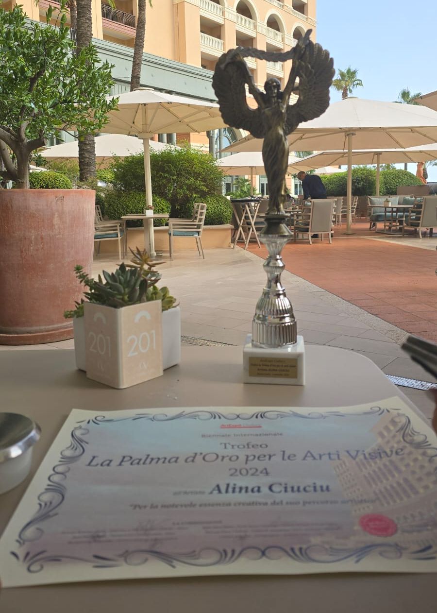 ArteDiAlina.com award: Trofeo "La Palma d\'oro per le Arti Visive" 2024
