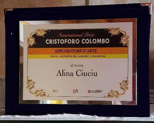 ArteDiAlina.com award: Premio Internazionale "Cristoforo Colombo" 2018