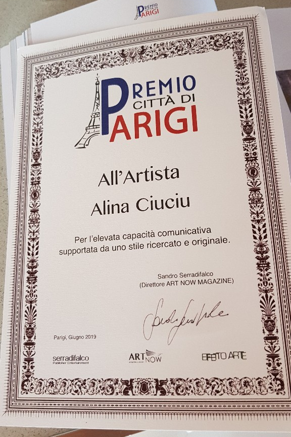 ArteDiAlina.com award: Premio Città di Parigi 2019