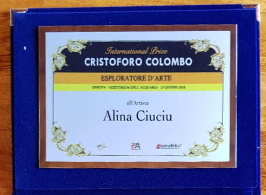 ArteDiAlina.com award: Premio Internazionale "Cristoforo Colombo" 2018