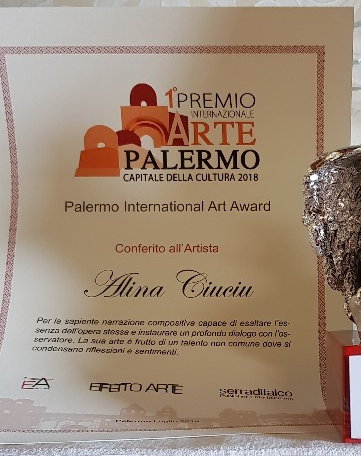 ArteDiAlina.com award: 1° Premio Internazionale - Arte Palermo 2018