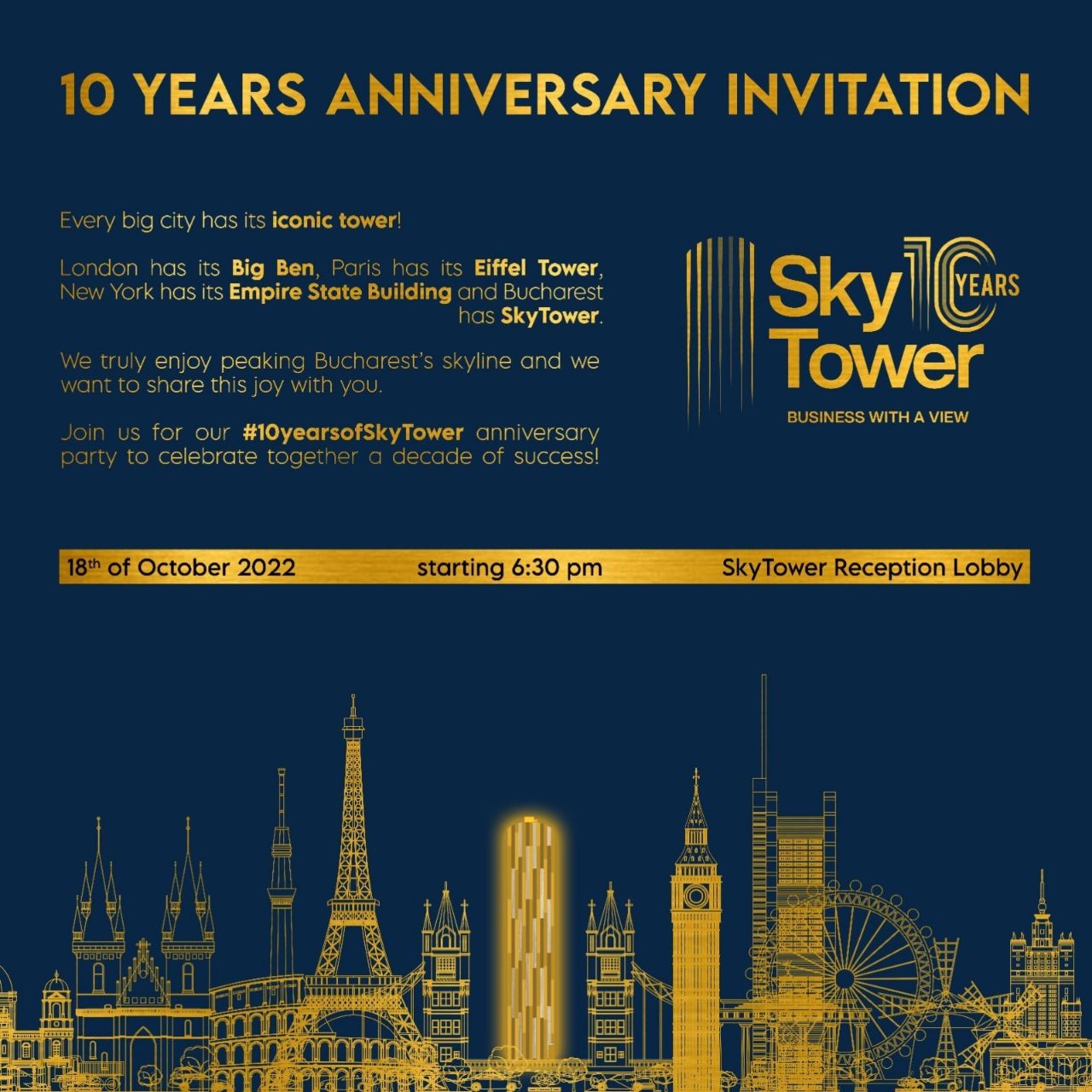 10years-Sky Tower-Poster