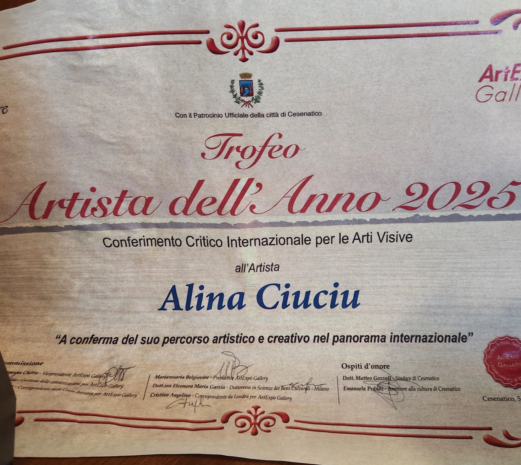 Trofeo Artista Dell Anno 2025 09