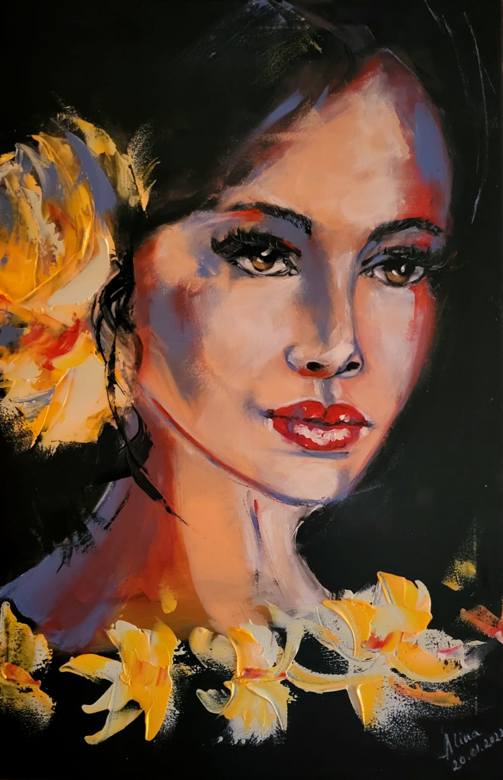 ArteDiAlina.com painting: Aloha