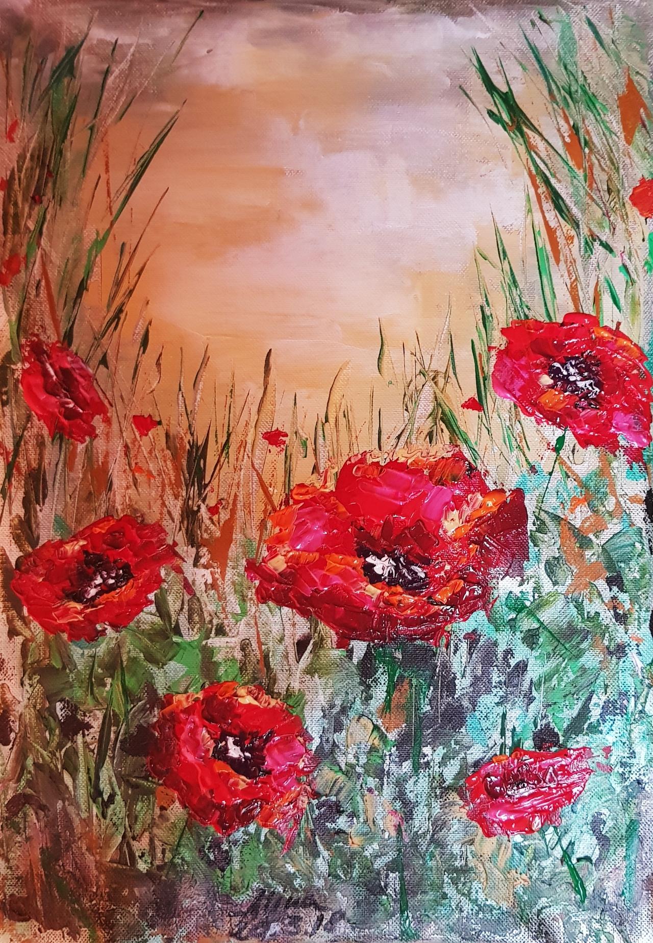 ArteDiAlina.com painting: Battlefield