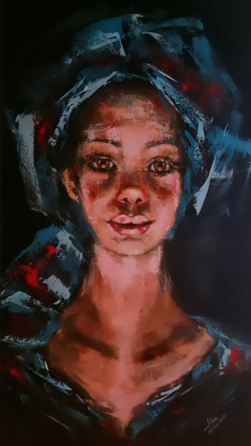 ArteDiAlina.com painting: Candlelight