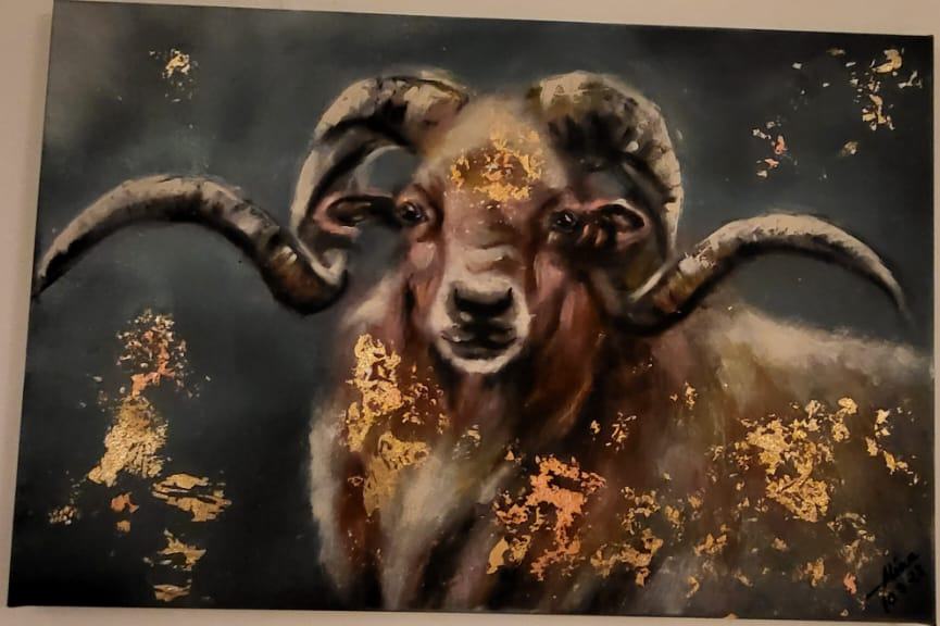ArteDiAlina.com painting: Chrysomallos