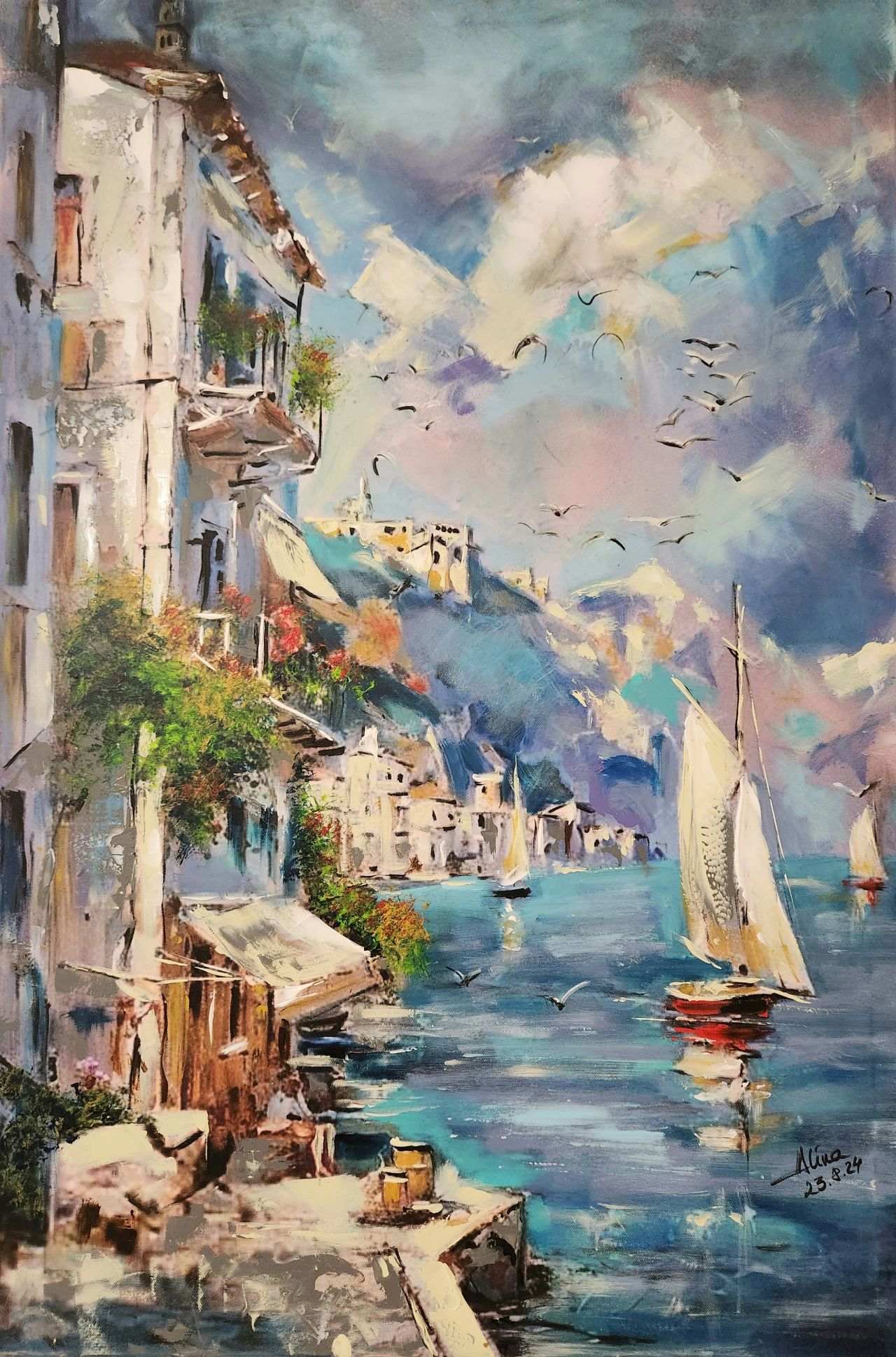 ArteDiAlina.com painting: Cloudy