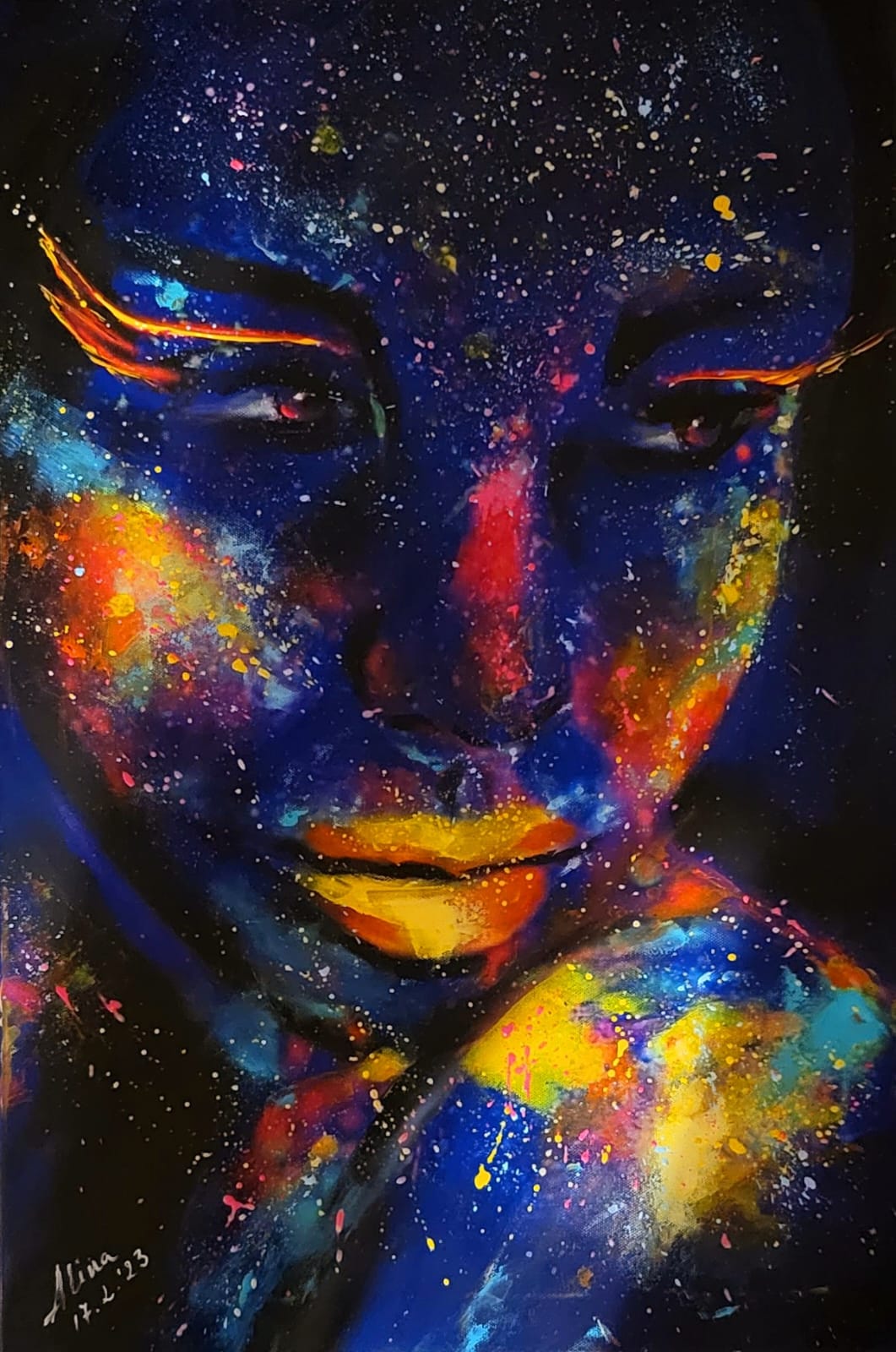 ArteDiAlina.com painting: Cosmica