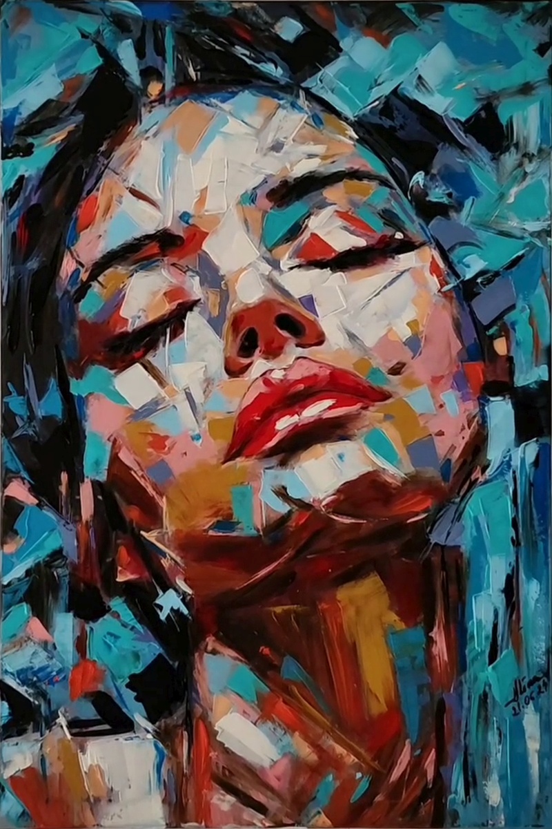 ArteDiAlina.com painting: Dreaming