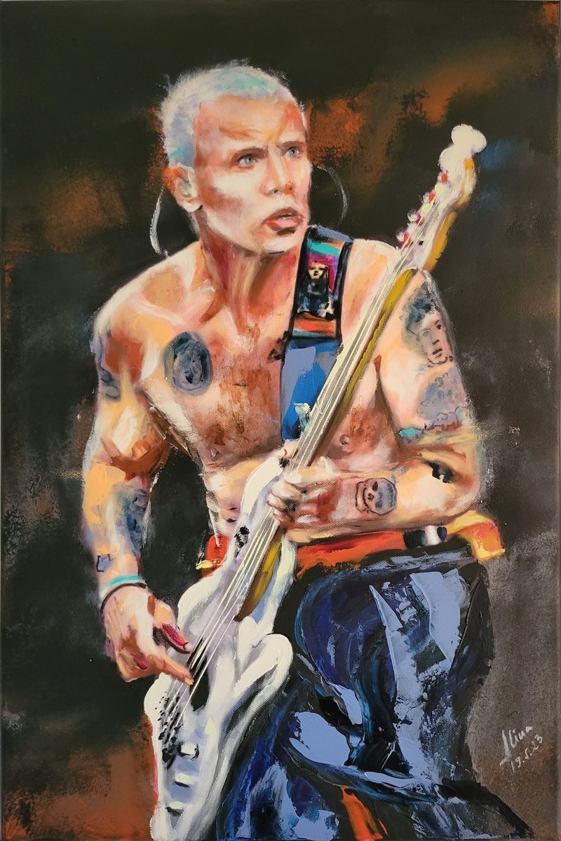 ArteDiAlina.com painting: Flea