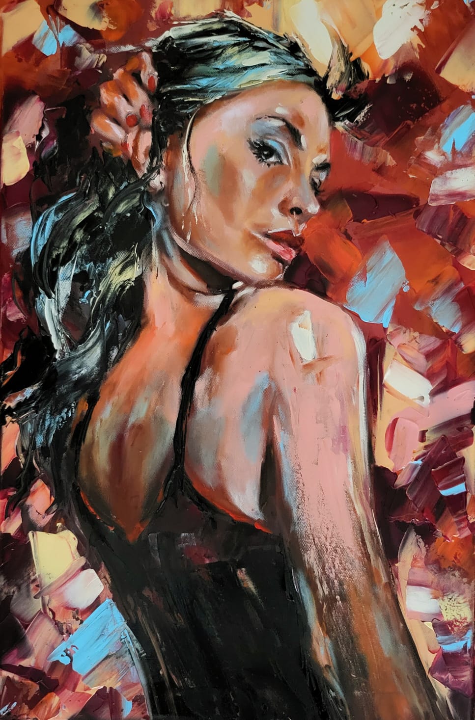 ArteDiAlina.com painting: Flirt