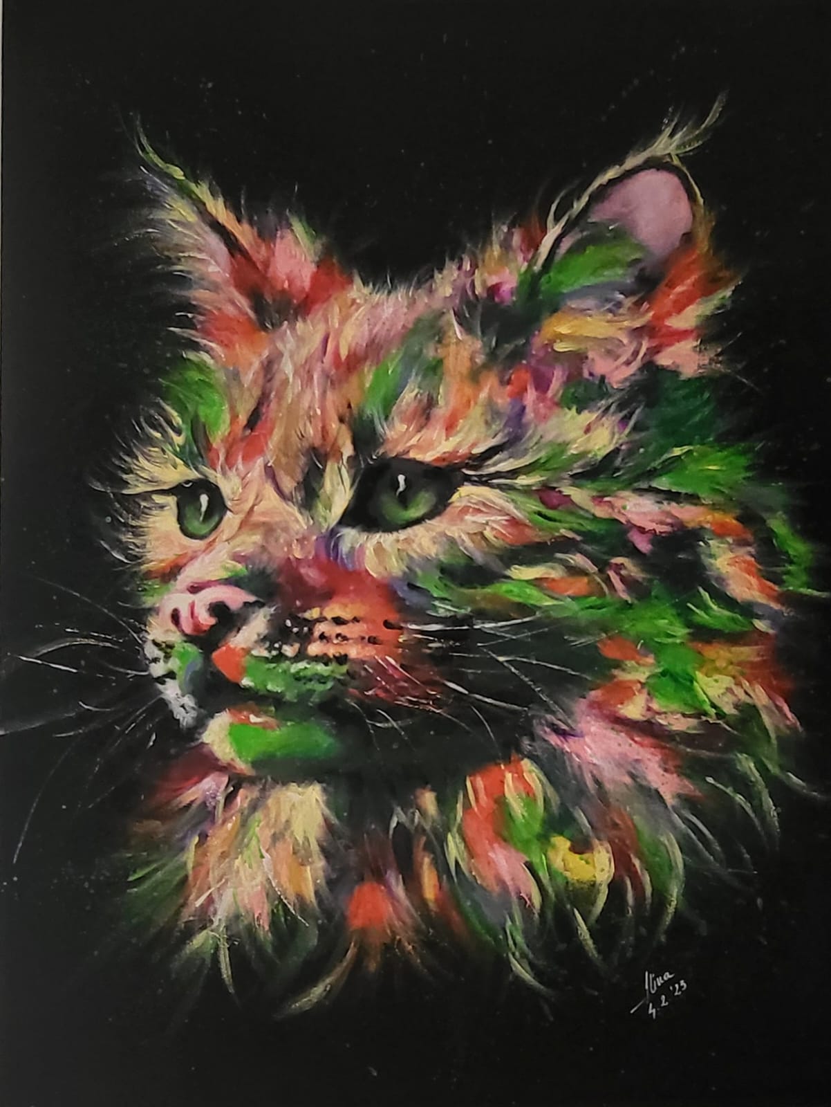 ArteDiAlina.com painting: Fluffy