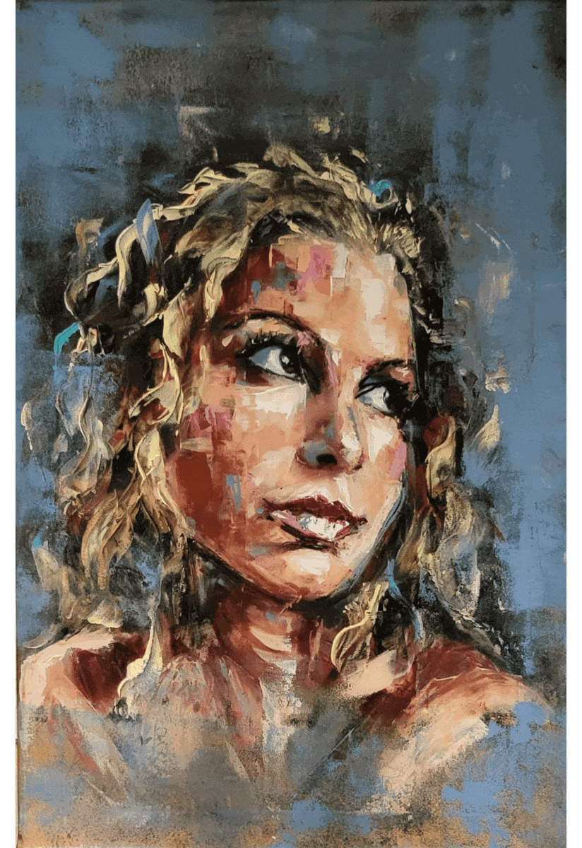 ArteDiAlina.com painting: Francesca