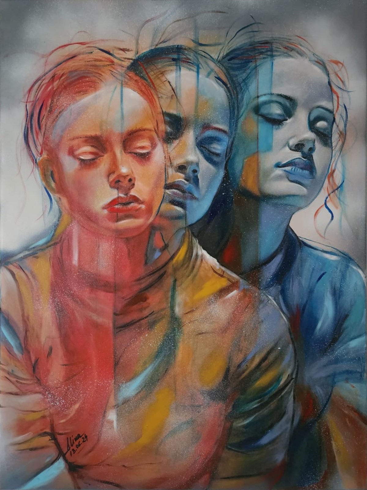 ArteDiAlina.com painting: Gemini