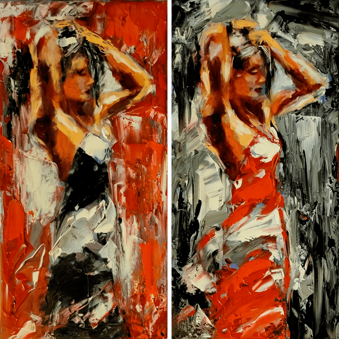 ArteDiAlina.com painting: Gemini (1)