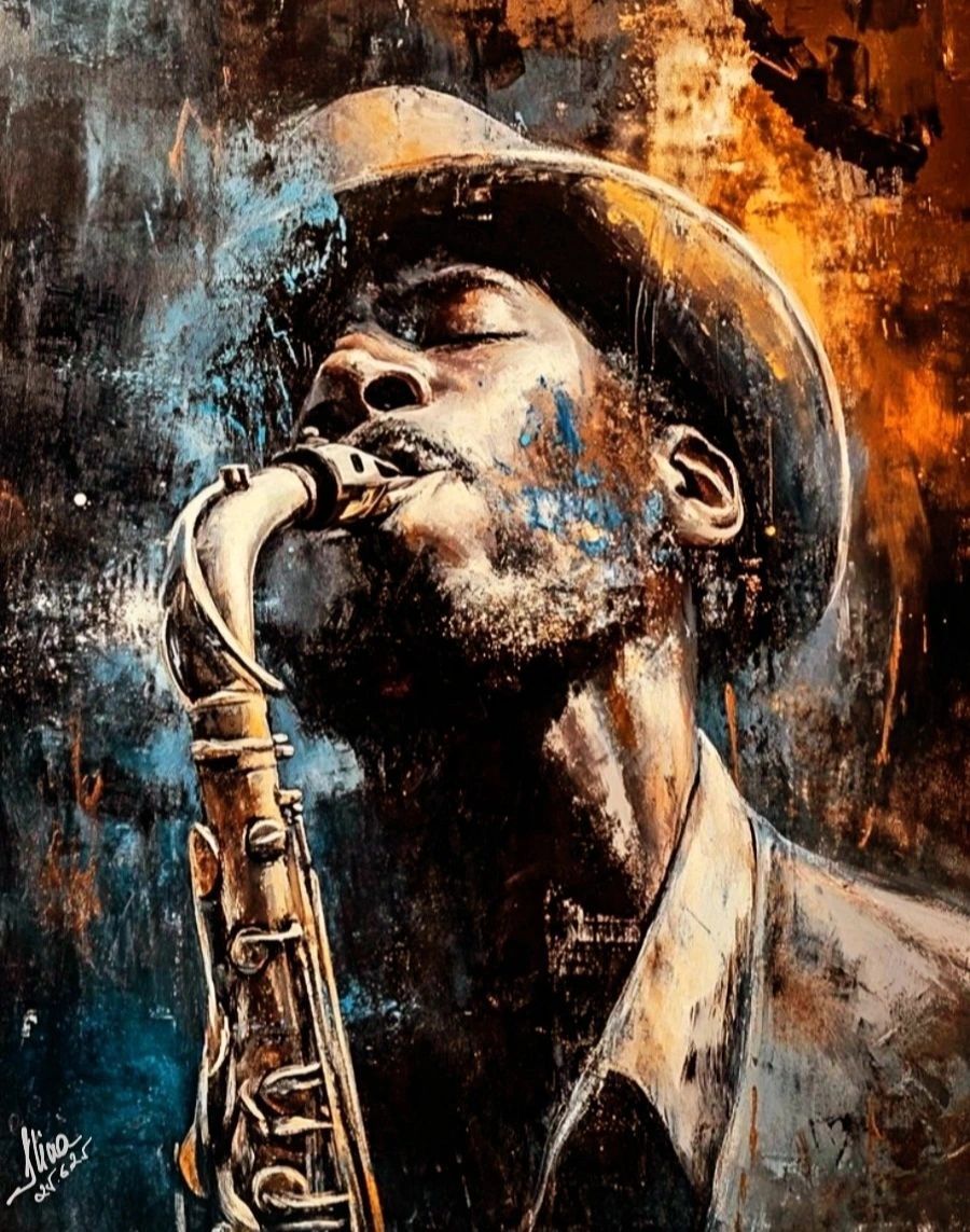 ArteDiAlina.com painting: Jazz