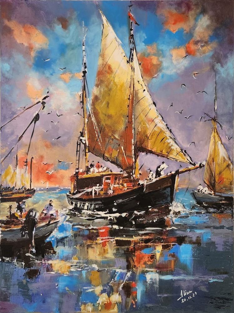 ArteDiAlina.com painting: Reflections