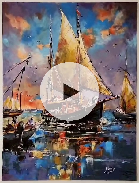 ArteDiAlina.com painting: Reflections