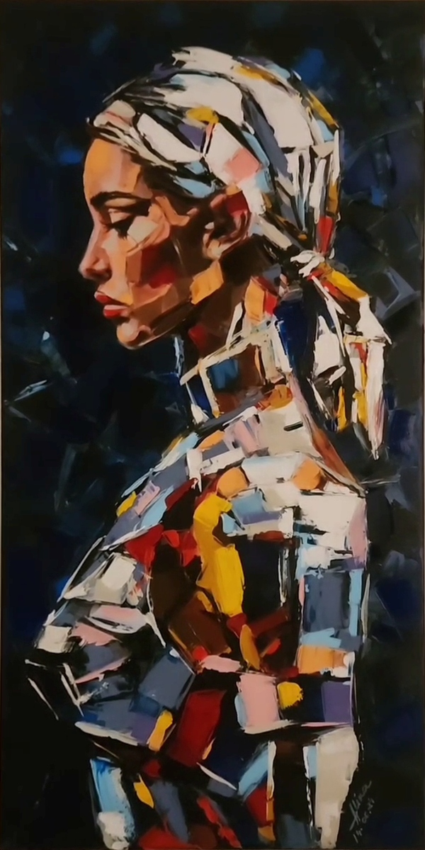 ArteDiAlina.com painting: Resigned