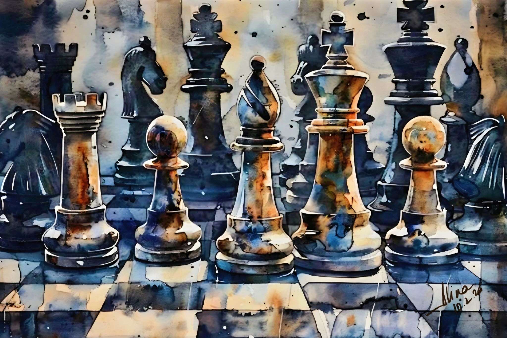 ArteDiAlina.com painting: Strategy
