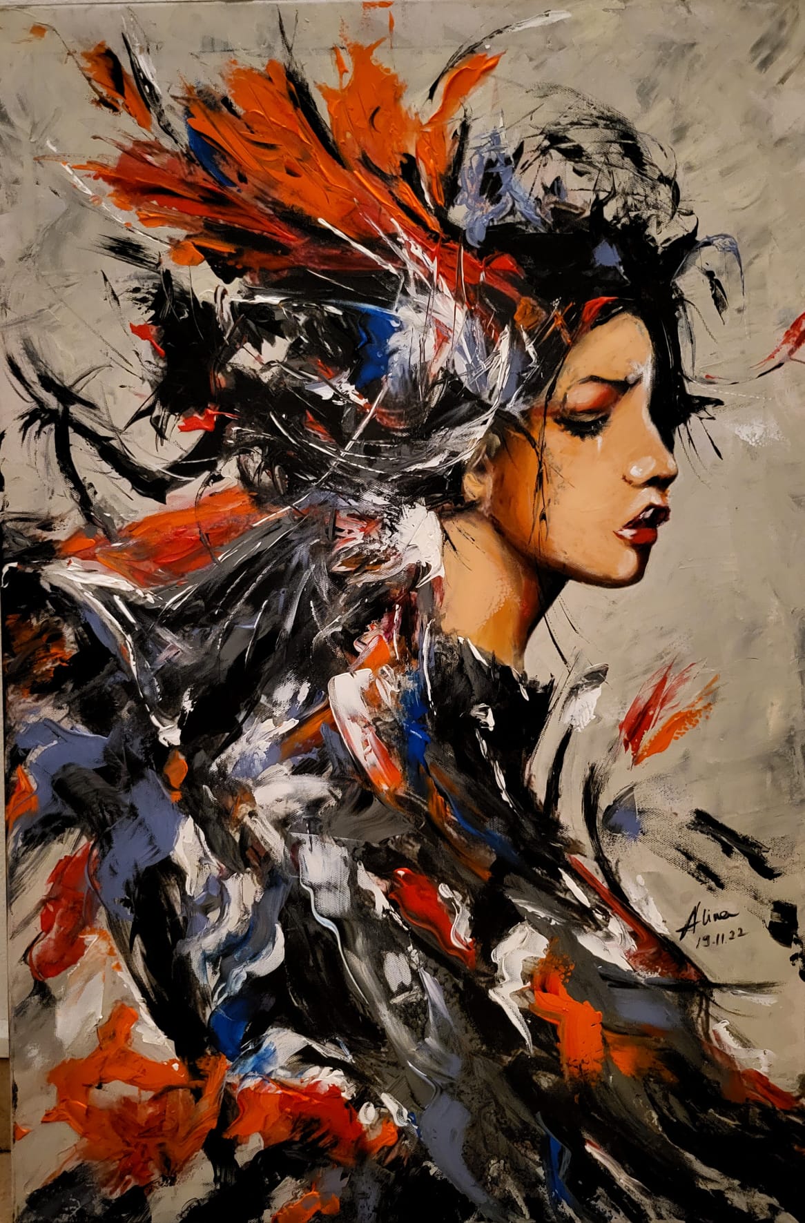 ArteDiAlina.com painting: Teardrop