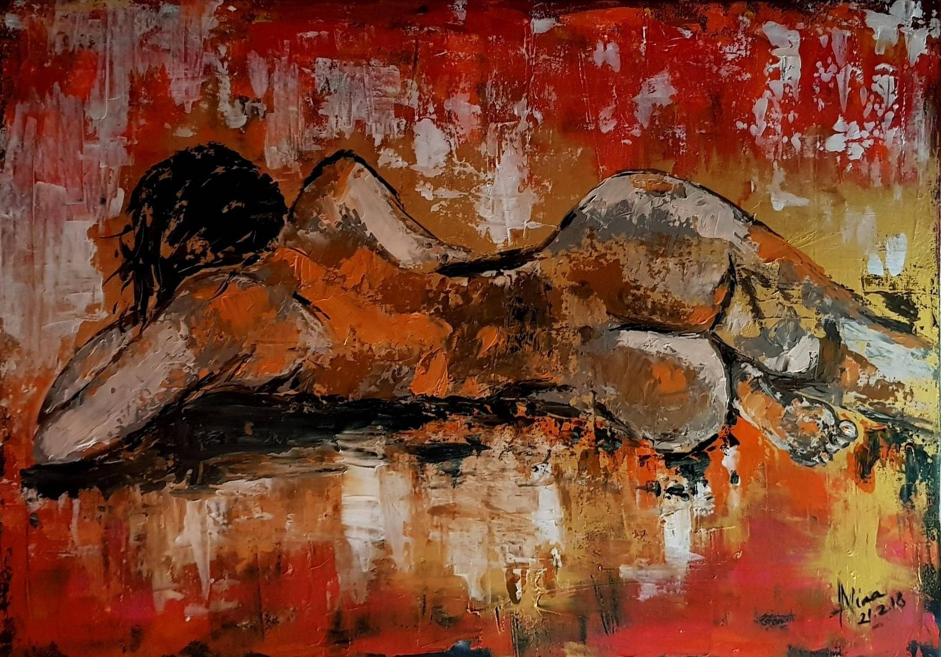 ArteDiAlina.com painting: Temptation