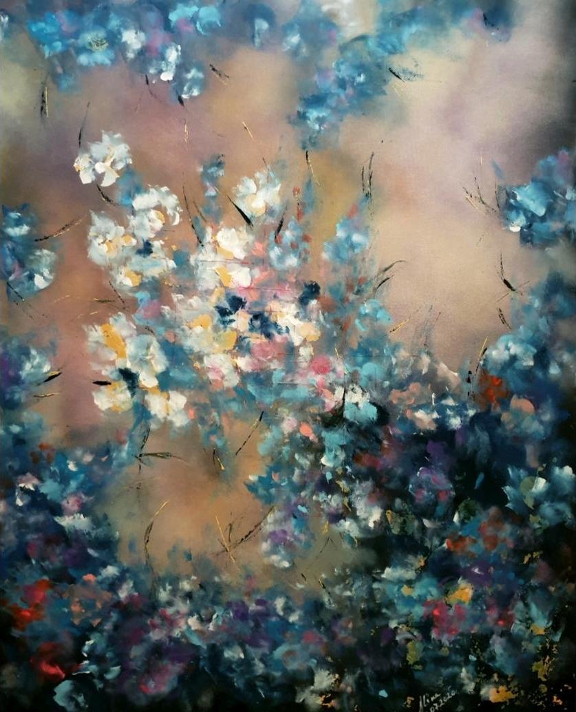 ArteDiAlina.com painting: Outside the garden / Tenderness