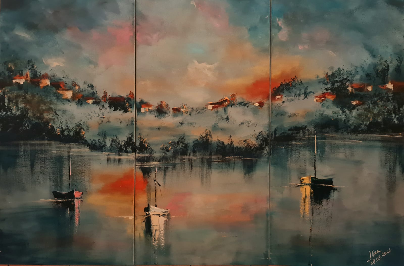 ArteDiAlina.com painting: Trilogy