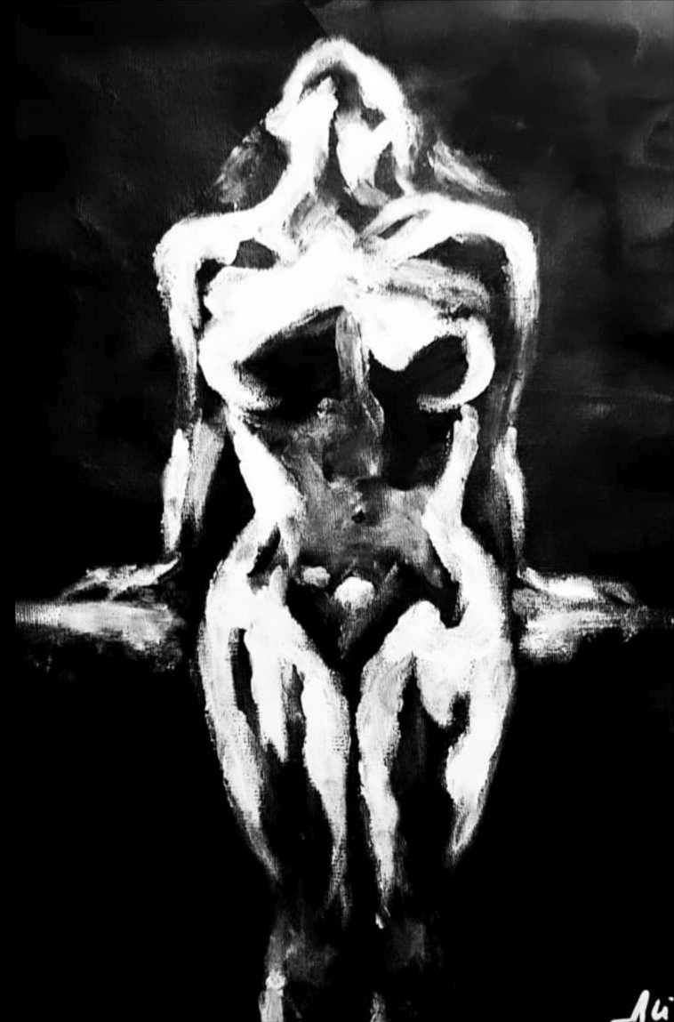 ArteDiAlina.com painting: Vulnerable