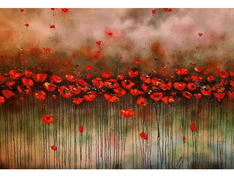 ArteDiAlina.com painting: Wallflowers