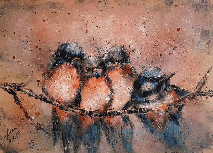 ArteDiAlina.com painting: Family