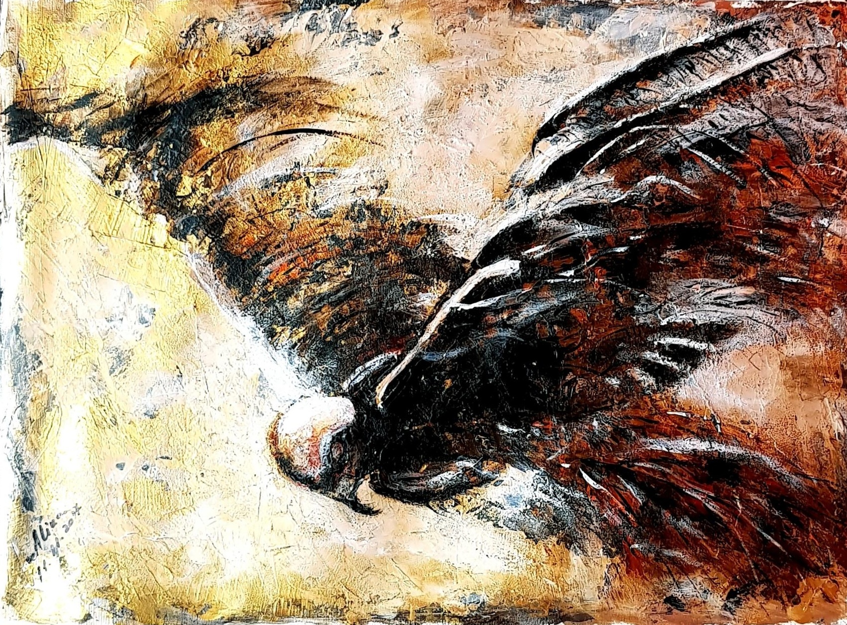 ArteDiAlina.com painting: firebird