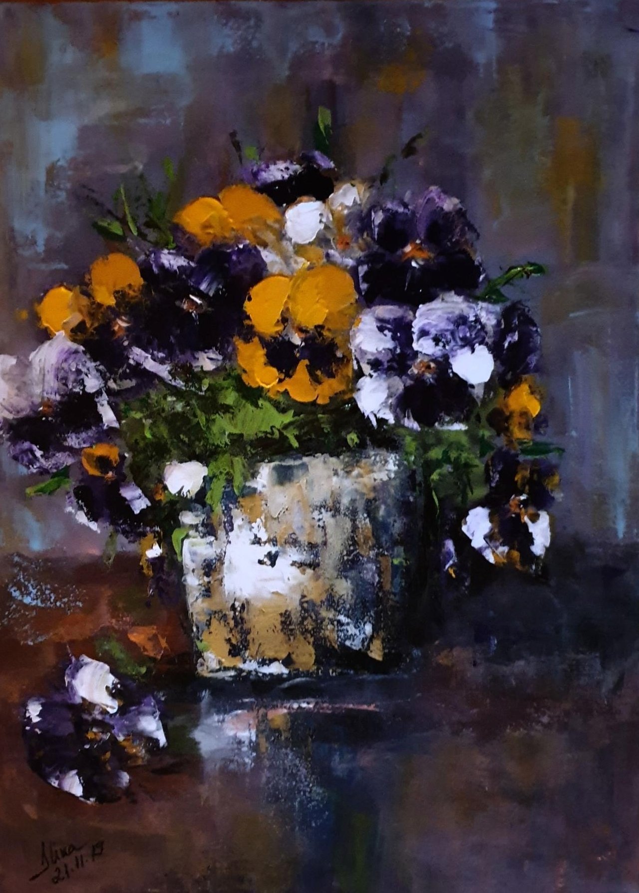 ArteDiAlina.com painting: wistfulness
